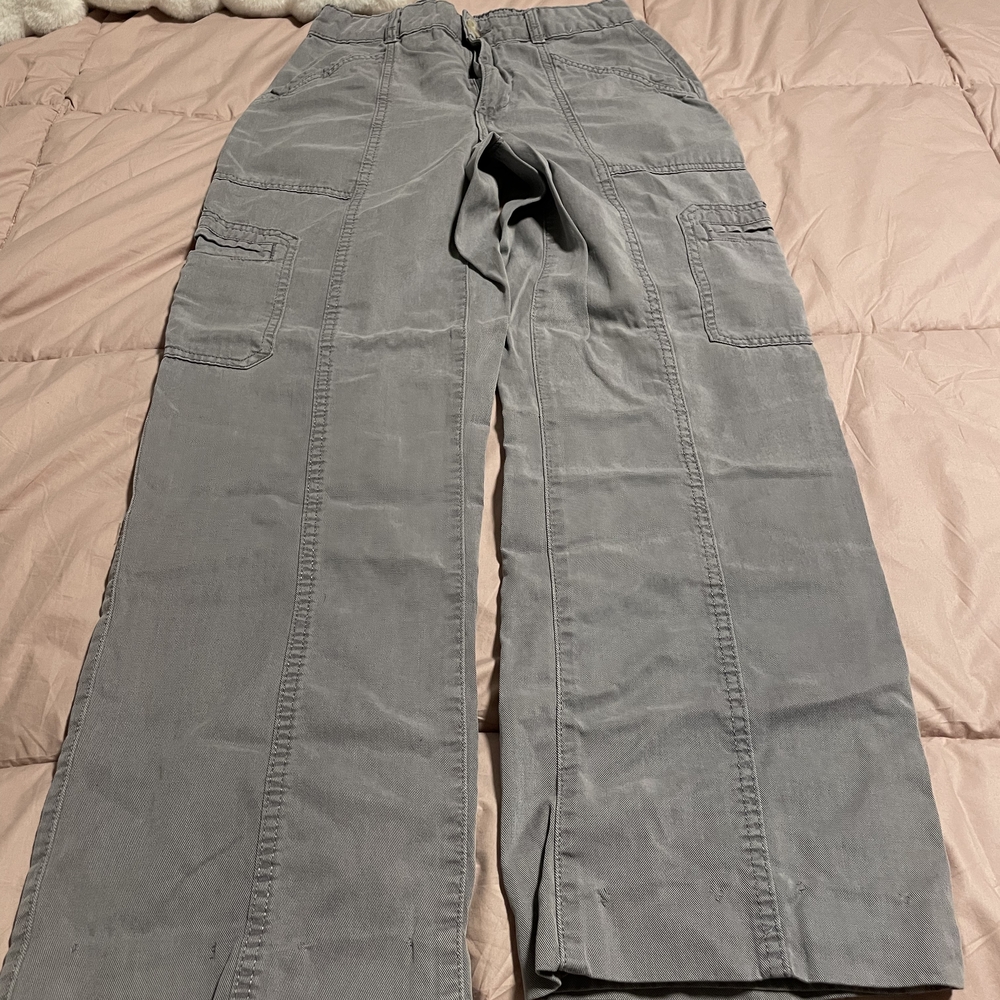 Maurices Women's Sage Green Wide Leg Pants